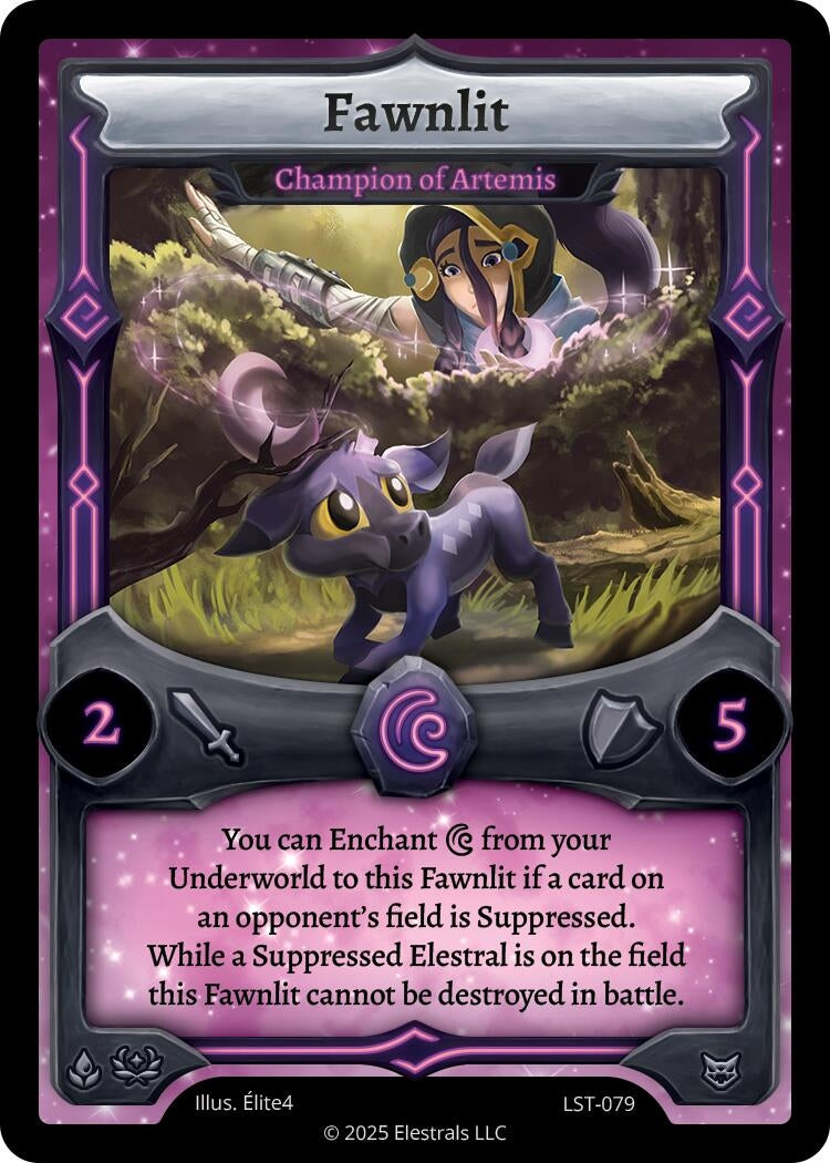 Image for Fawnlit - Champion of Artemis (LST-079) (Divine Champions: Lifestream) - Elestrals