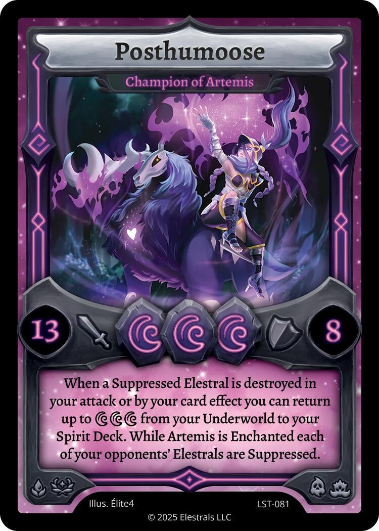 Image for Posthumoose - Champion of Artemis (LST-081) (Divine Champions: Lifestream) - Elestrals