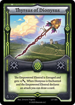 Image for Thyrsus of Dionysus (LST-085) (Divine Champions: Lifestream) - Elestrals