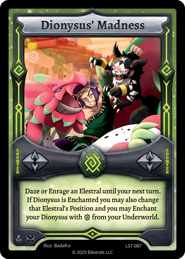 Image for Dionysus' Madness (LST-087) (Divine Champions: Lifestream) - Elestrals