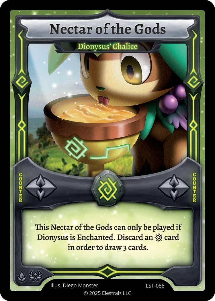 Image for Nectar of the Gods - Dionysus' Chalice (LST-088) (Divine Champions: Lifestream) - Elestrals