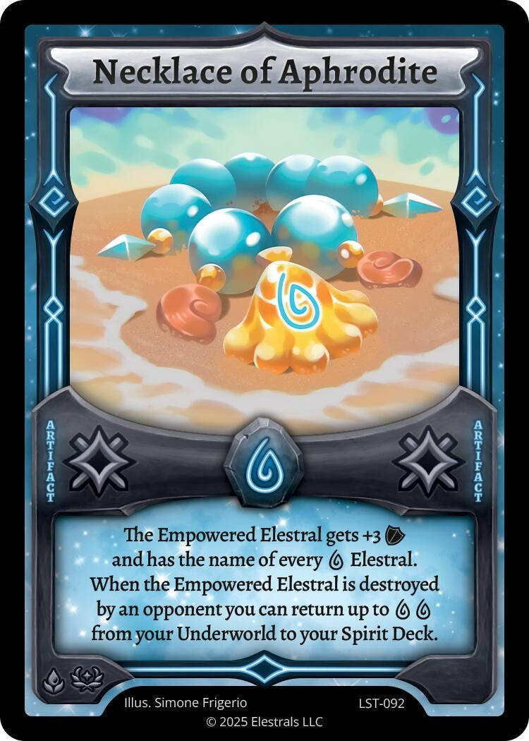 Image for Necklace of Aphrodite (LST-092) (Divine Champions: Lifestream) - Elestrals