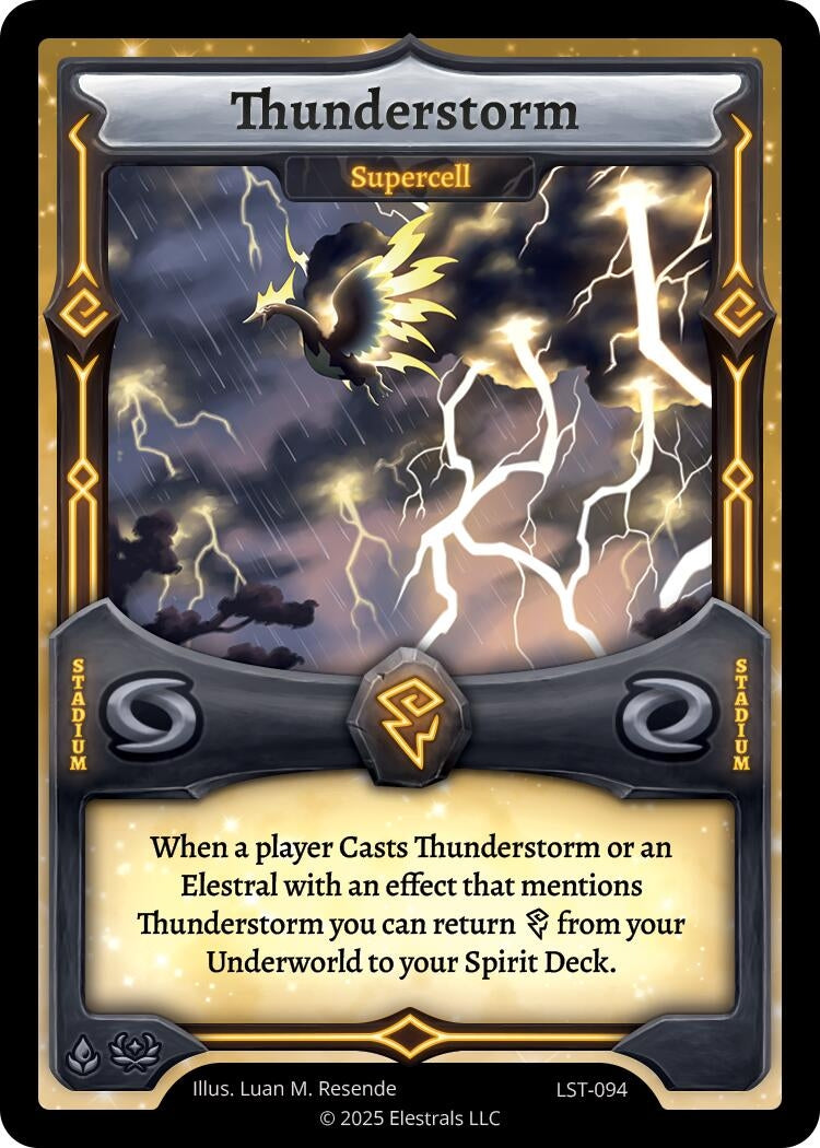 Image for Thunderstorm - Supercell (LST-094) (Divine Champions: Lifestream) - Elestrals