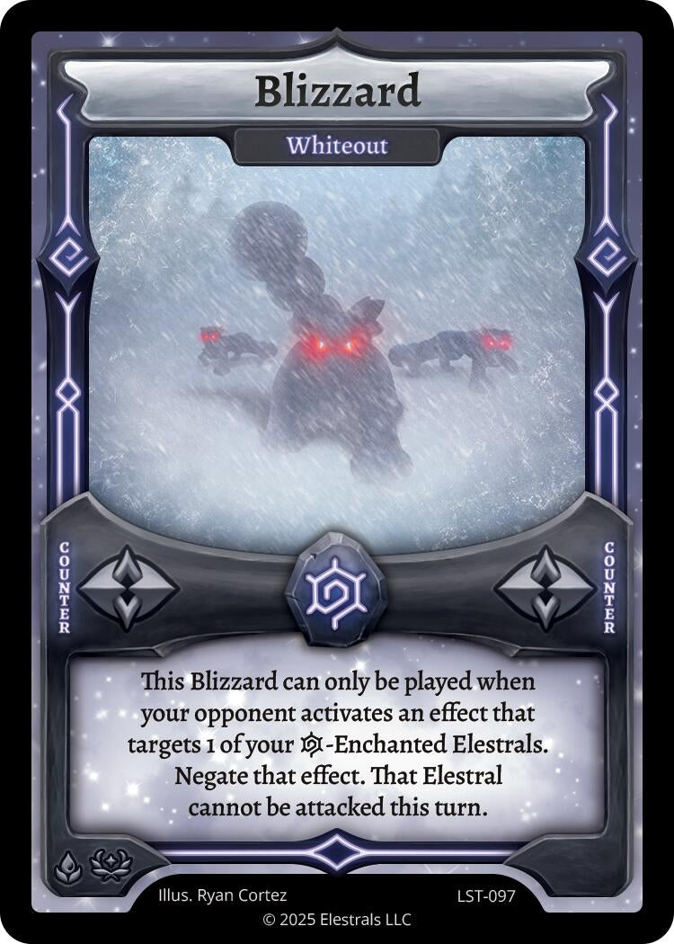 Image for Blizzard - Whiteout (LST-097) (Divine Champions: Lifestream) - Elestrals