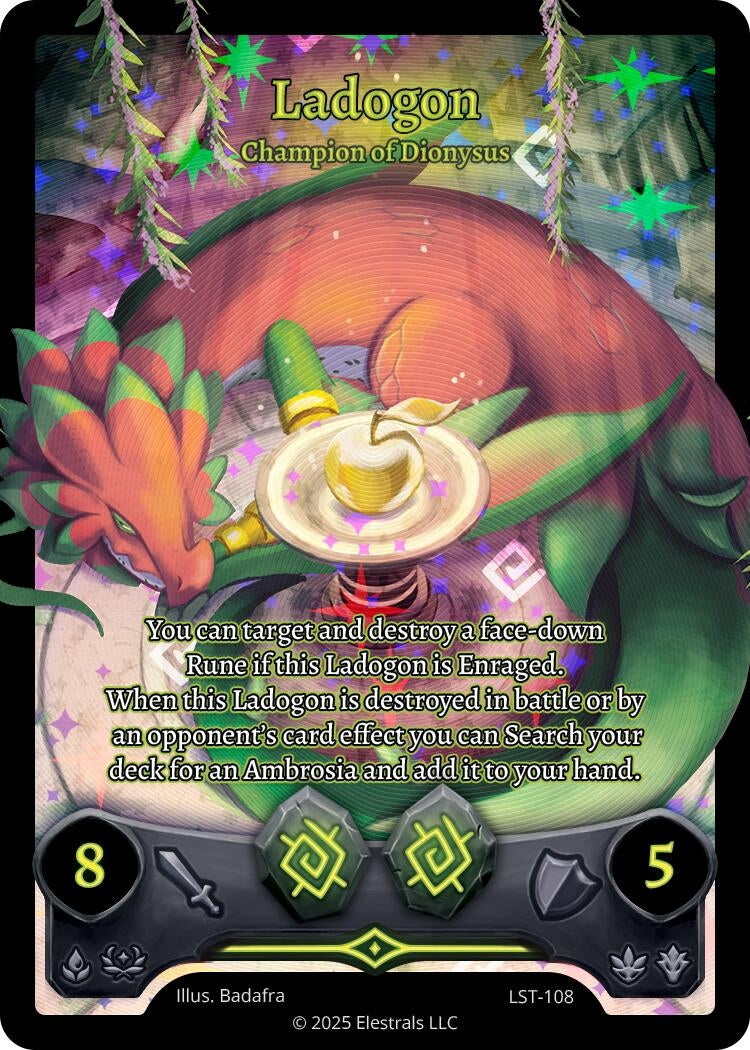 Image for Ladogon - Champion of Dionysus (Full Art) (LST-108) (Divine Champions: Lifestream) - Elestrals