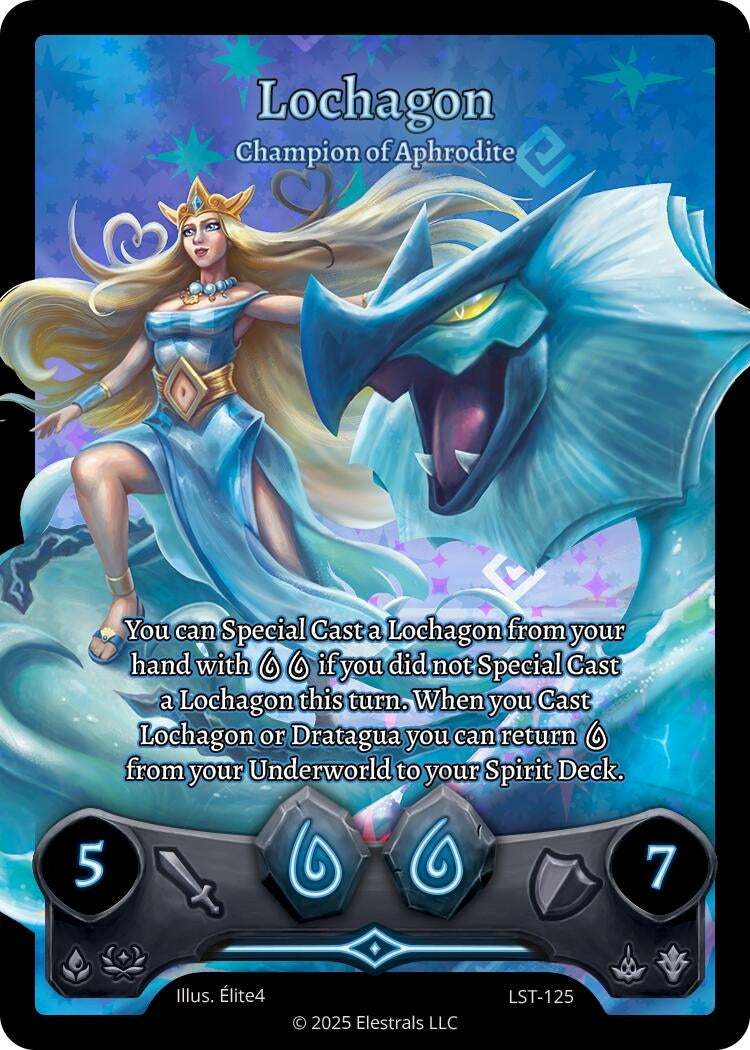 Image for Lochagon - Champion of Aphrodite (Box Topper) (LST-125) (Divine Champions: Lifestream) - Elestrals