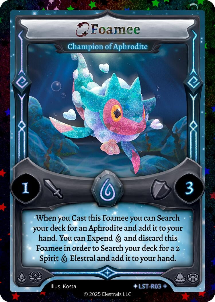 Image for Foamee - Champion of Aphrodite (Stellar) (LST-R03) (Divine Champions: Lifestream) - Elestrals