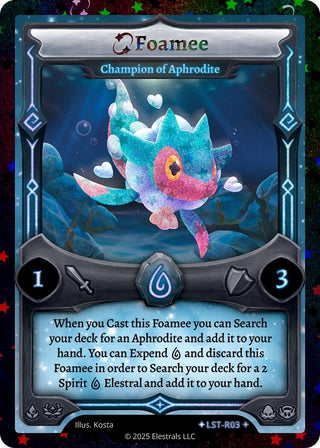 Image for Foamee - Champion of Aphrodite (Stellar) (LST-R03) (Divine Champions: Lifestream) - Elestrals
