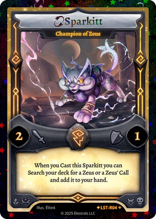 Image for Sparkitt - Champion of Zeus (Stellar) (LST-R04) (Divine Champions: Lifestream) - Elestrals