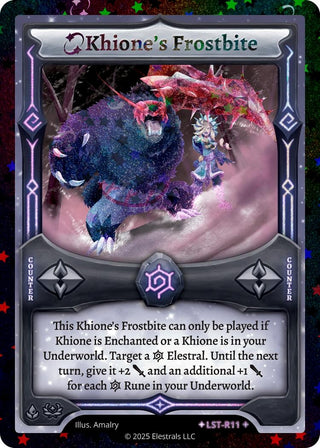 Image for Khione's Frostbite (Stellar) (LST-R11) (Divine Champions: Lifestream) - Elestrals