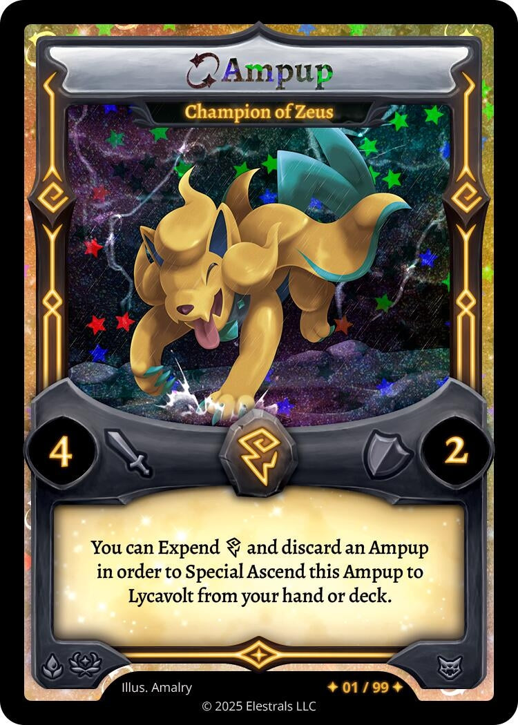 Image for Ampup - Champion of Zeus (Serialized) (/99) (Divine Champions: Lifestream) - Elestrals