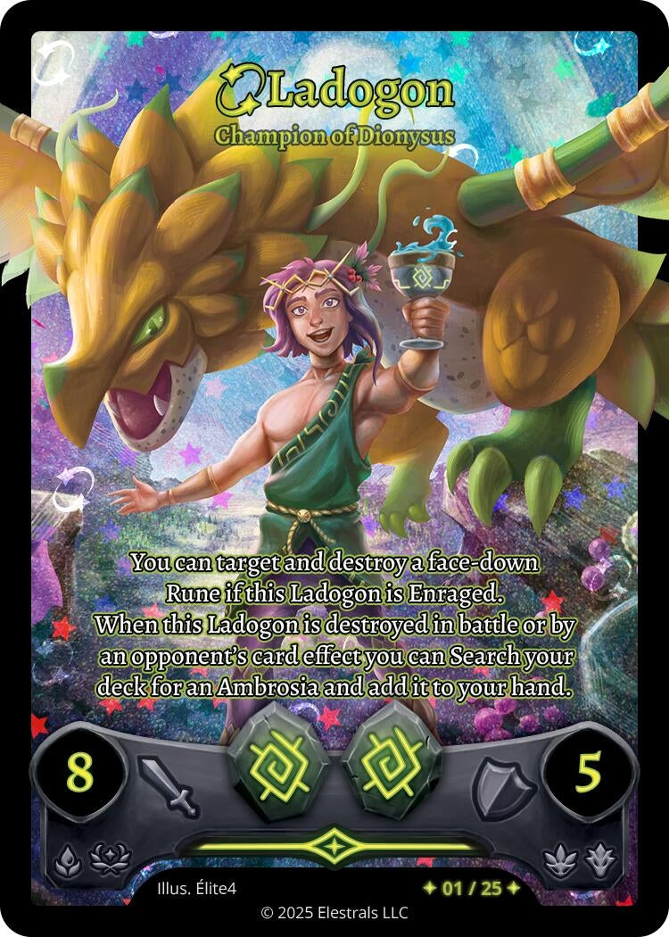 Image for Ladogon - Champion of Dionysus (Serialized) (/25) (Divine Champions: Lifestream) - Elestrals