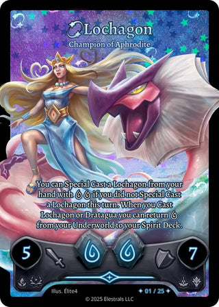 Image for Lochagon - Champion of Aphrodite (Serialized) (/25) (Divine Champions: Lifestream) - Elestrals