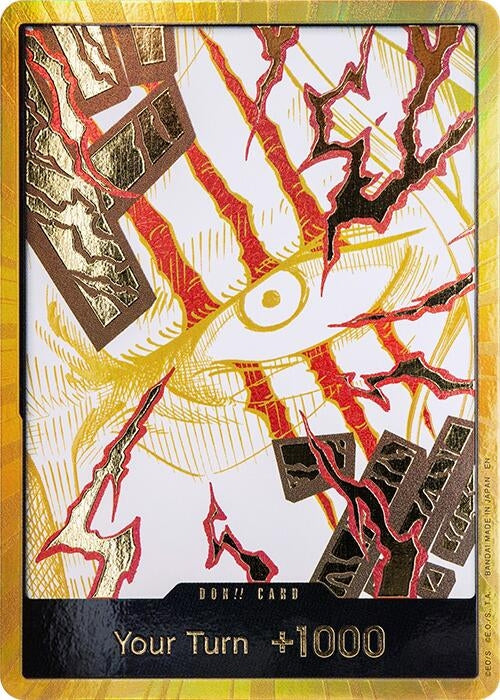 Image for DON!! Card (Shanks) (Gold) (Premium Booster -The Best- Vol. 2) - One Piece Card Game