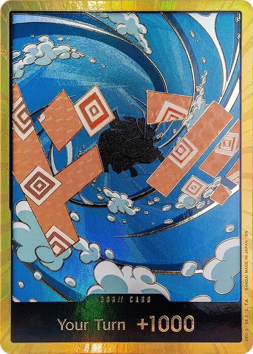 Image for DON!! Card (Jinbe) (Gold) (Premium Booster -The Best- Vol. 2) - One Piece Card Game