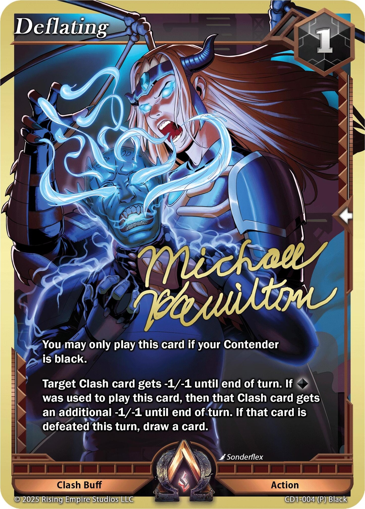 Deflating (CD1-004) (Champion Deck: Michael Hamilton)