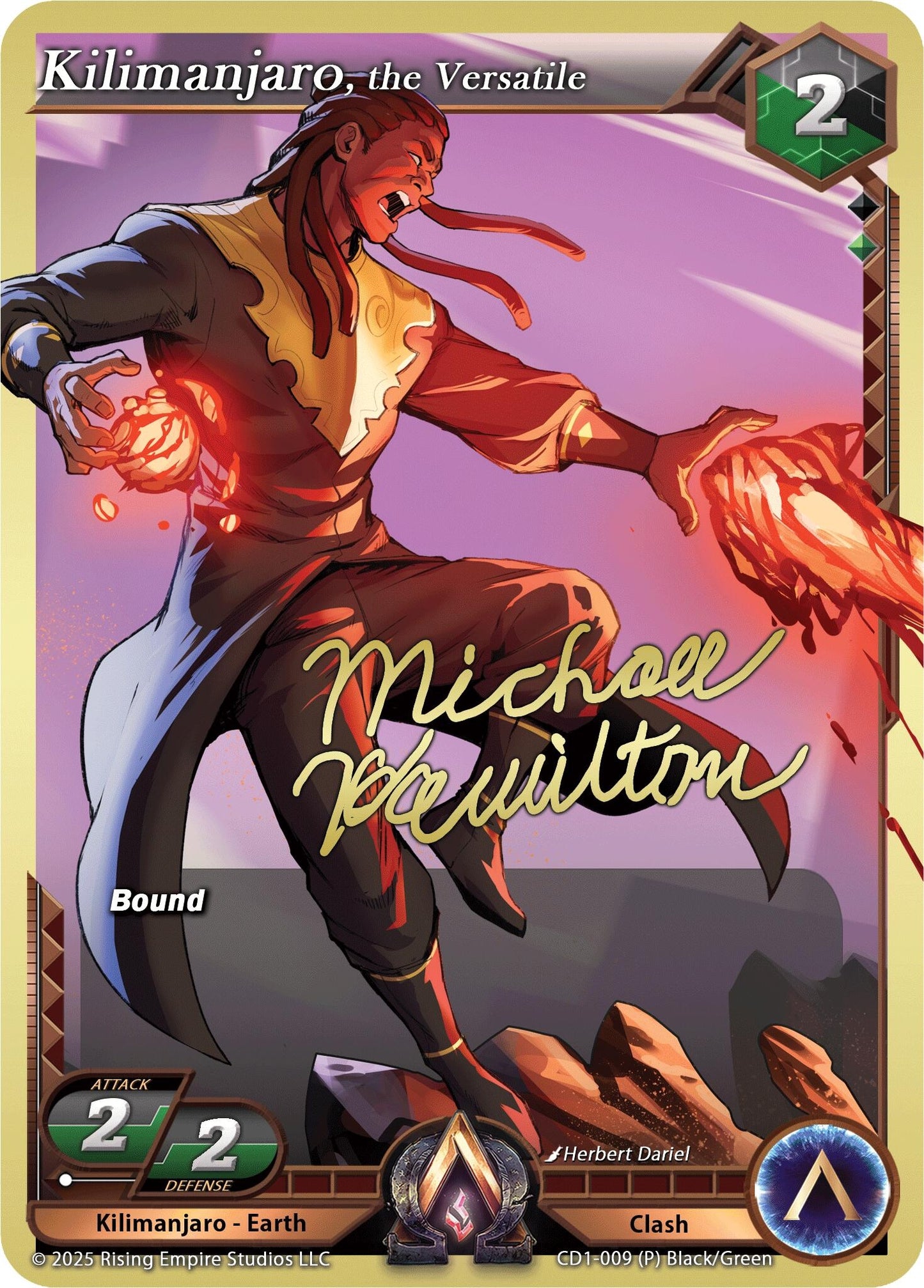 Image for Kilimanjaro, the Versatile (CD1-009) (Champion Deck: Michael Hamilton) - Alpha Clash