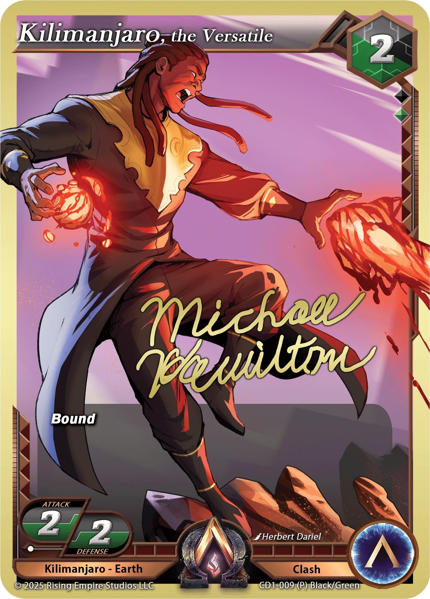 Image for Kilimanjaro, the Versatile (CD1-009) (Champion Deck: Michael Hamilton) - Alpha Clash