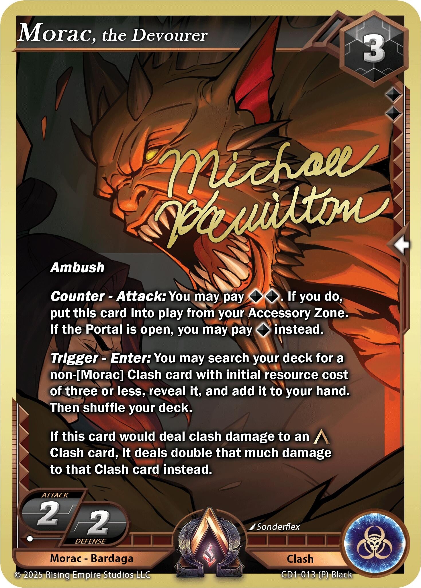 Image for Morac, the Devourer (CD1-013) (Champion Deck: Michael Hamilton) - Alpha Clash