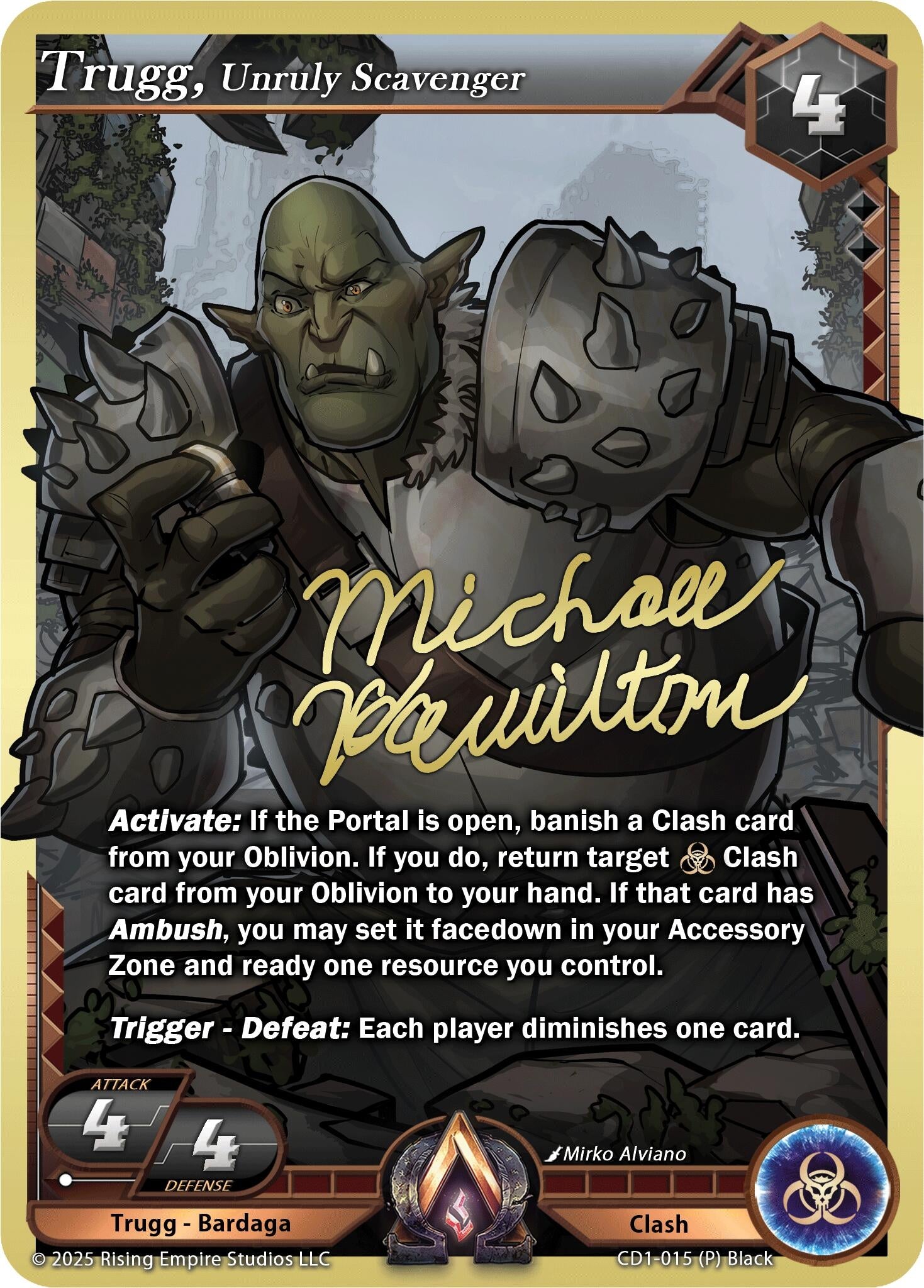 Image for Trugg, Unruly Scavenger (CD1-015) (Champion Deck: Michael Hamilton) - Alpha Clash