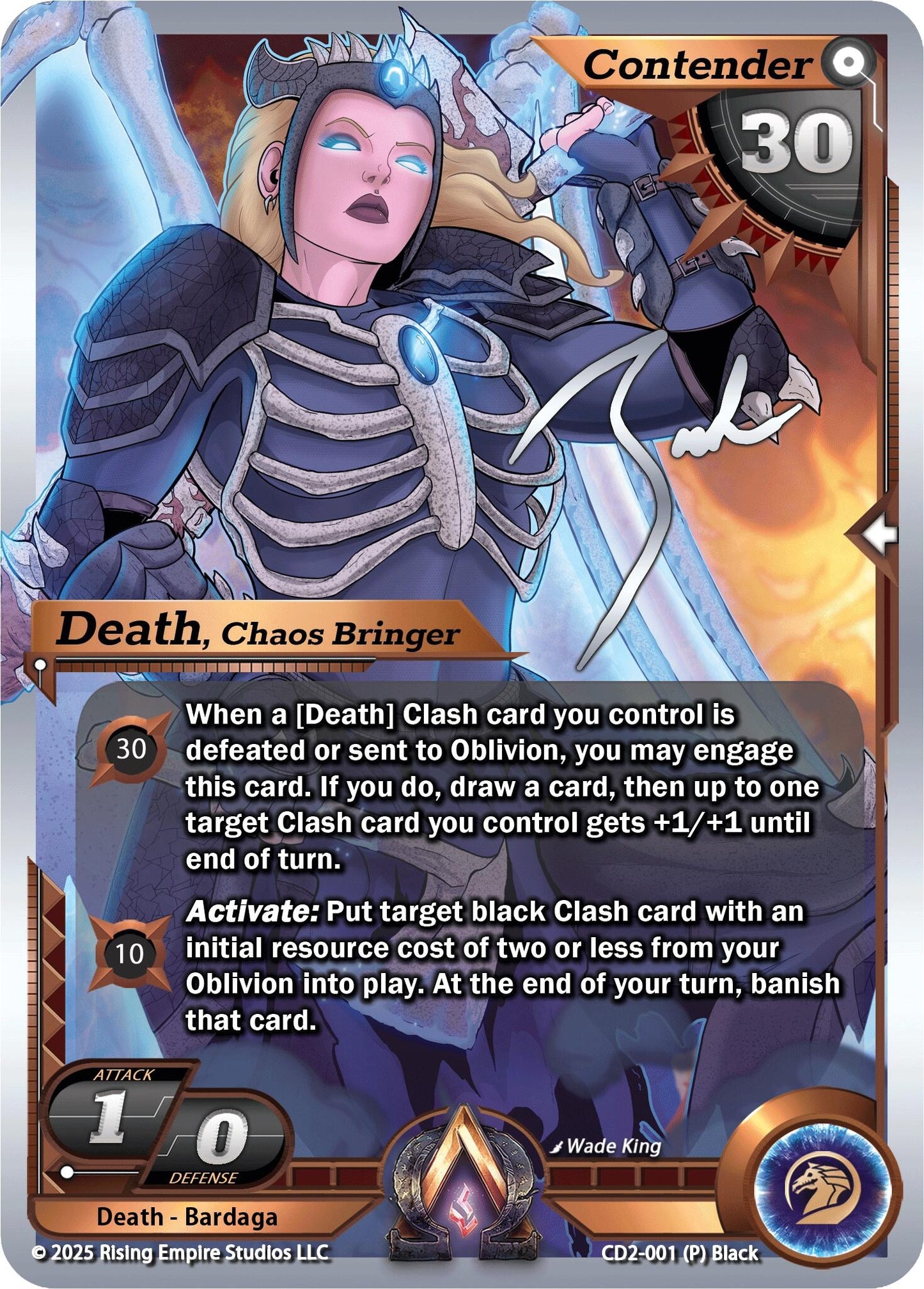 Death, Chaos Bringer (CD2-001) (Champion Deck: Zach Bunn)