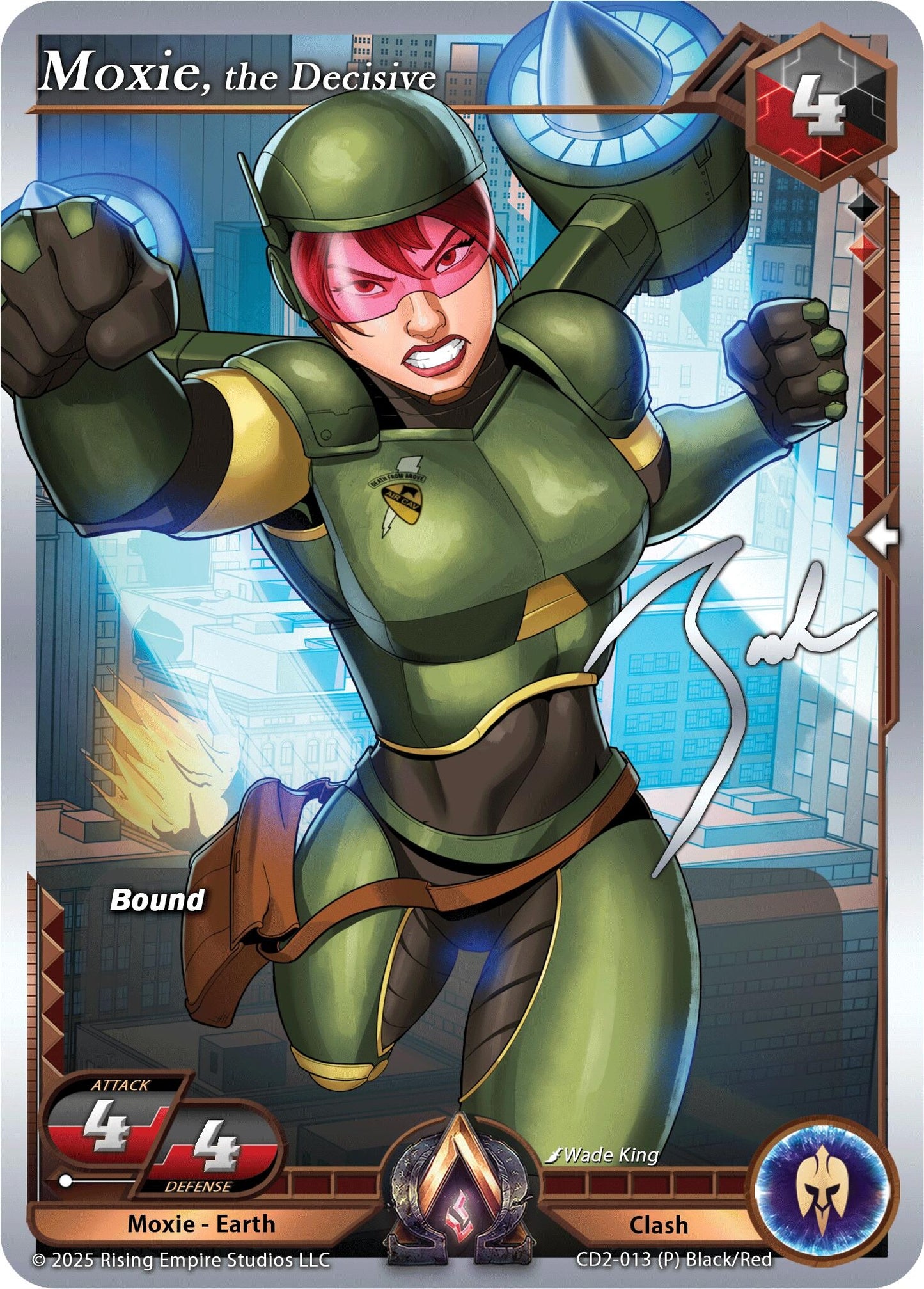Image for Moxie, the Decisive (CD2-013) (Champion Deck: Zach Bunn) - Alpha Clash