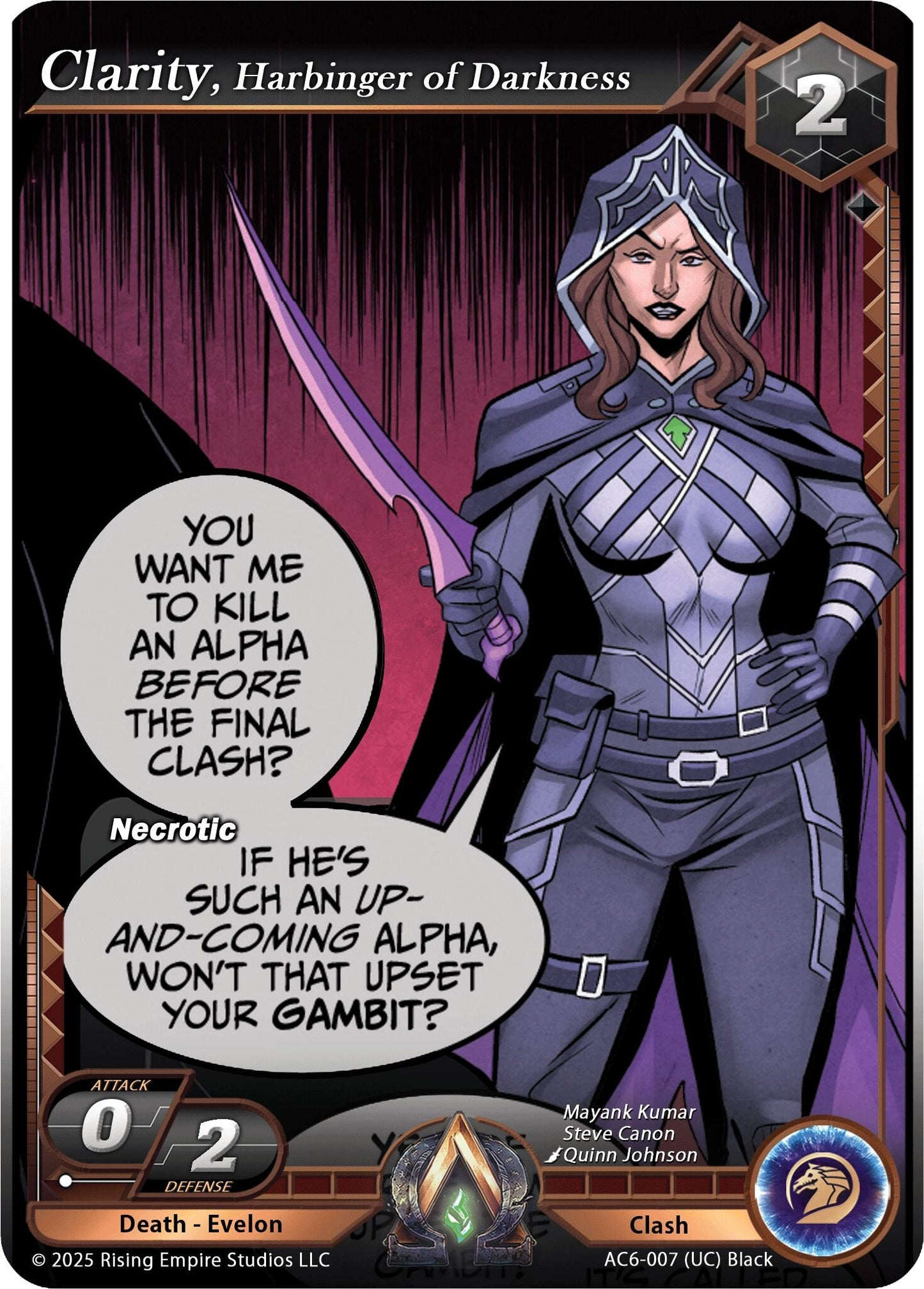 Clarity, Harbinger of Darkness (AC6-007) (Echoes of Eternity)