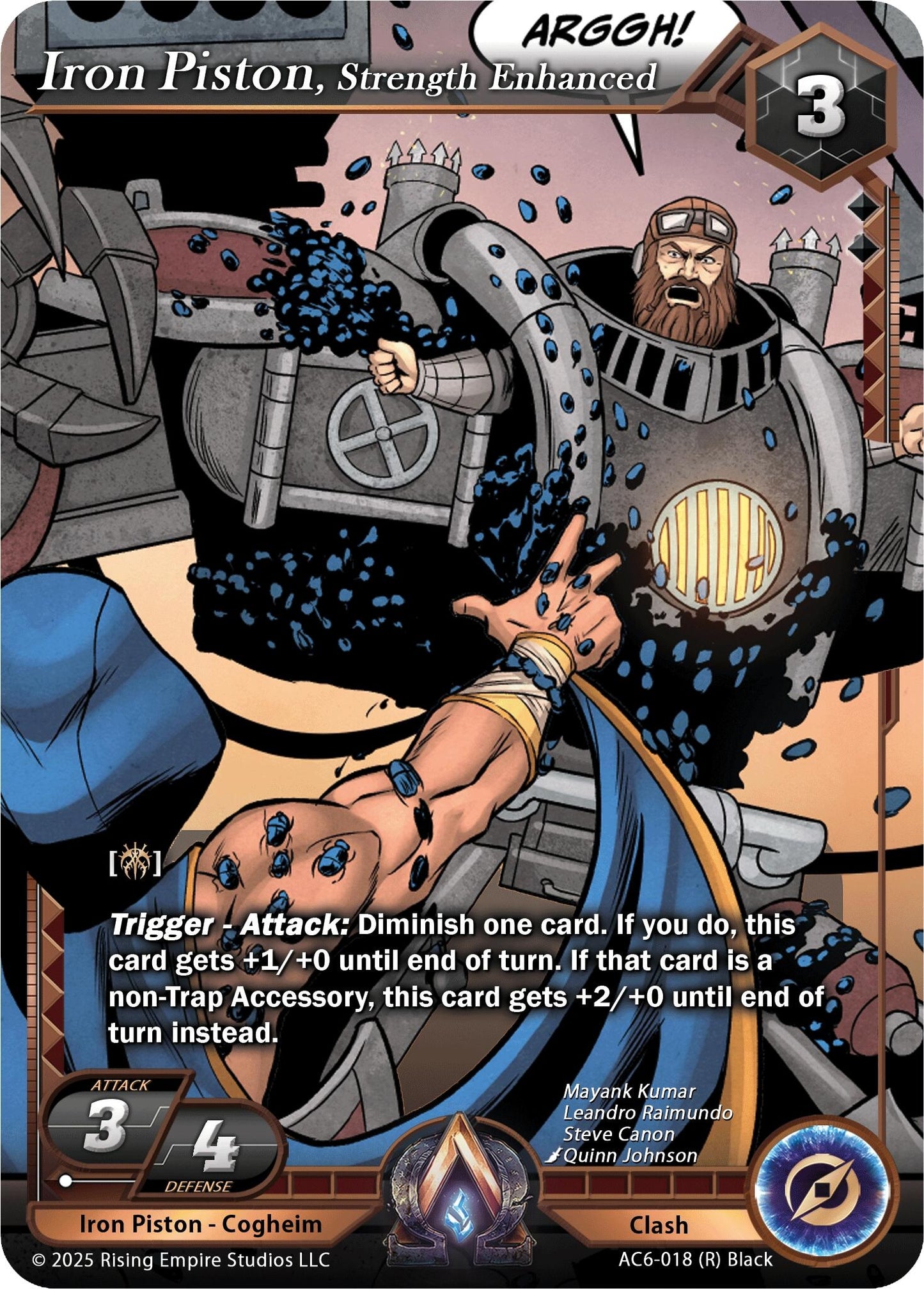 Image for Iron Piston, Strength Enhanced (AC6-018) (Echoes of Eternity) - Alpha Clash