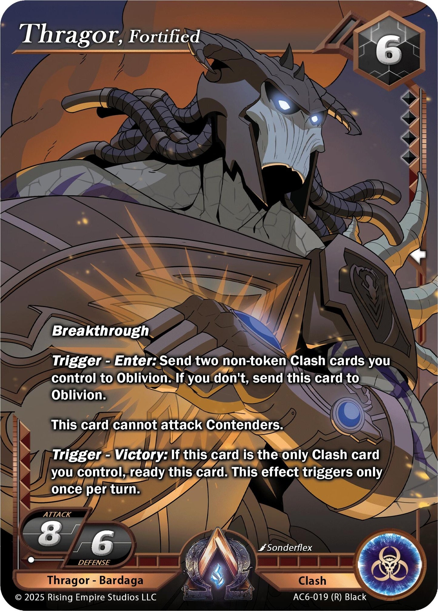 Image for Thragor, Fortified (AC6-019) (Echoes of Eternity) - Alpha Clash