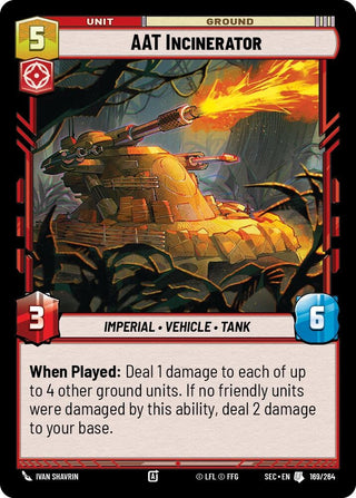 Image for AAT Incinerator (169/264) (Secrets of Power) - Star Wars: Unlimited