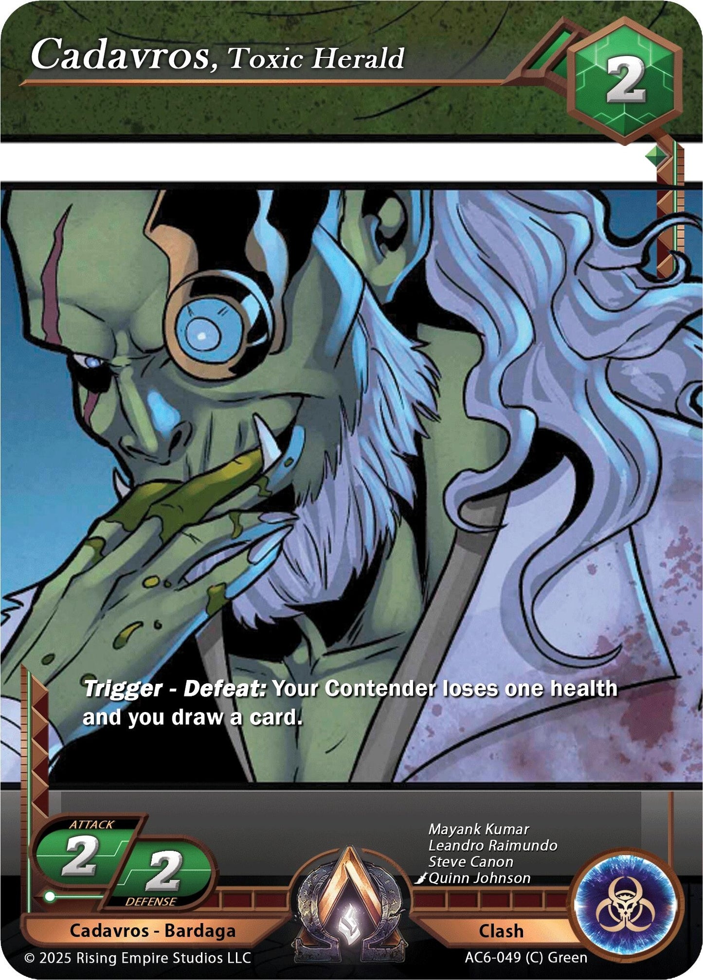 Cadavros, Toxic Herald (AC6-049) (Echoes of Eternity)