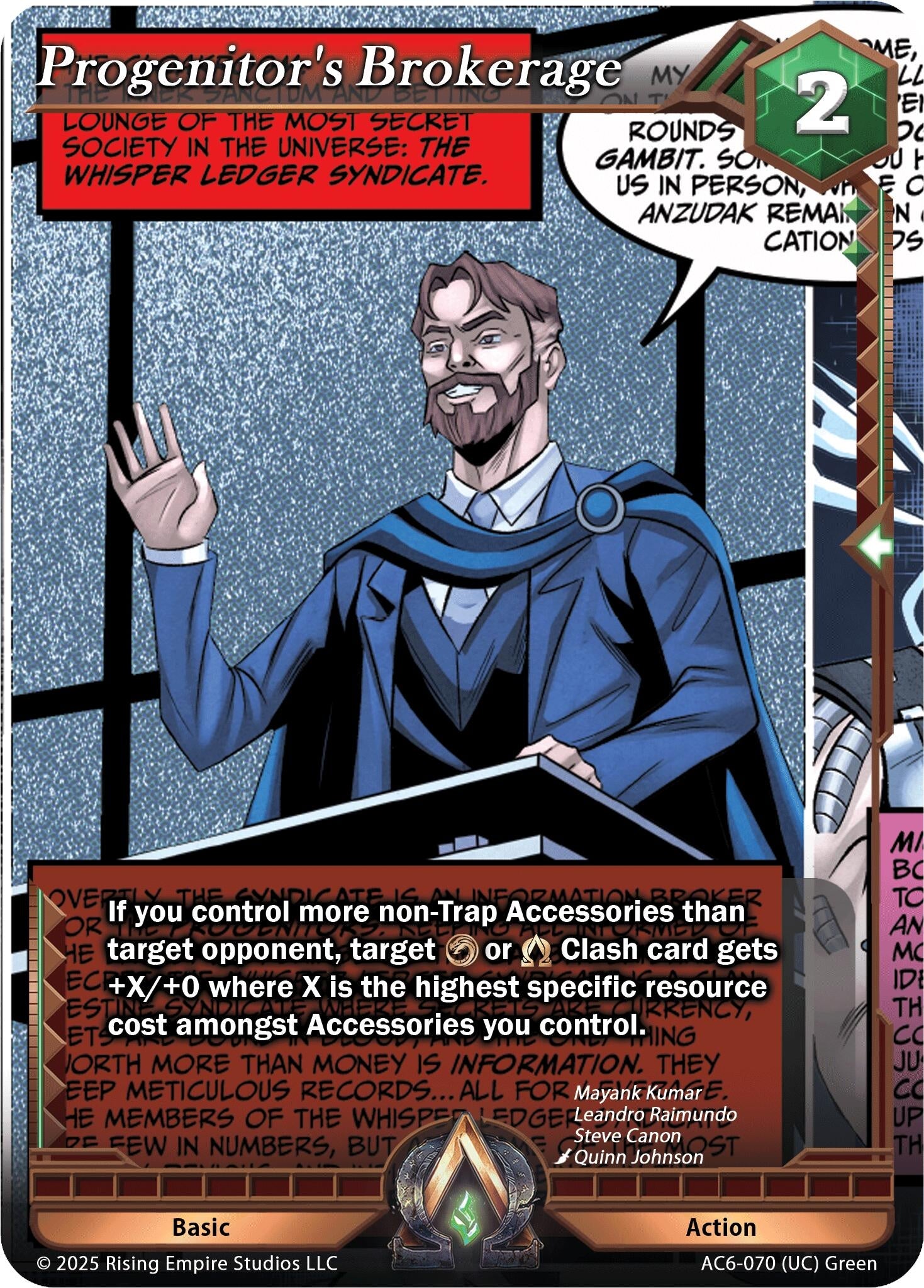 Image for Progenitor's Brokerage (AC6-070) (Echoes of Eternity) - Alpha Clash