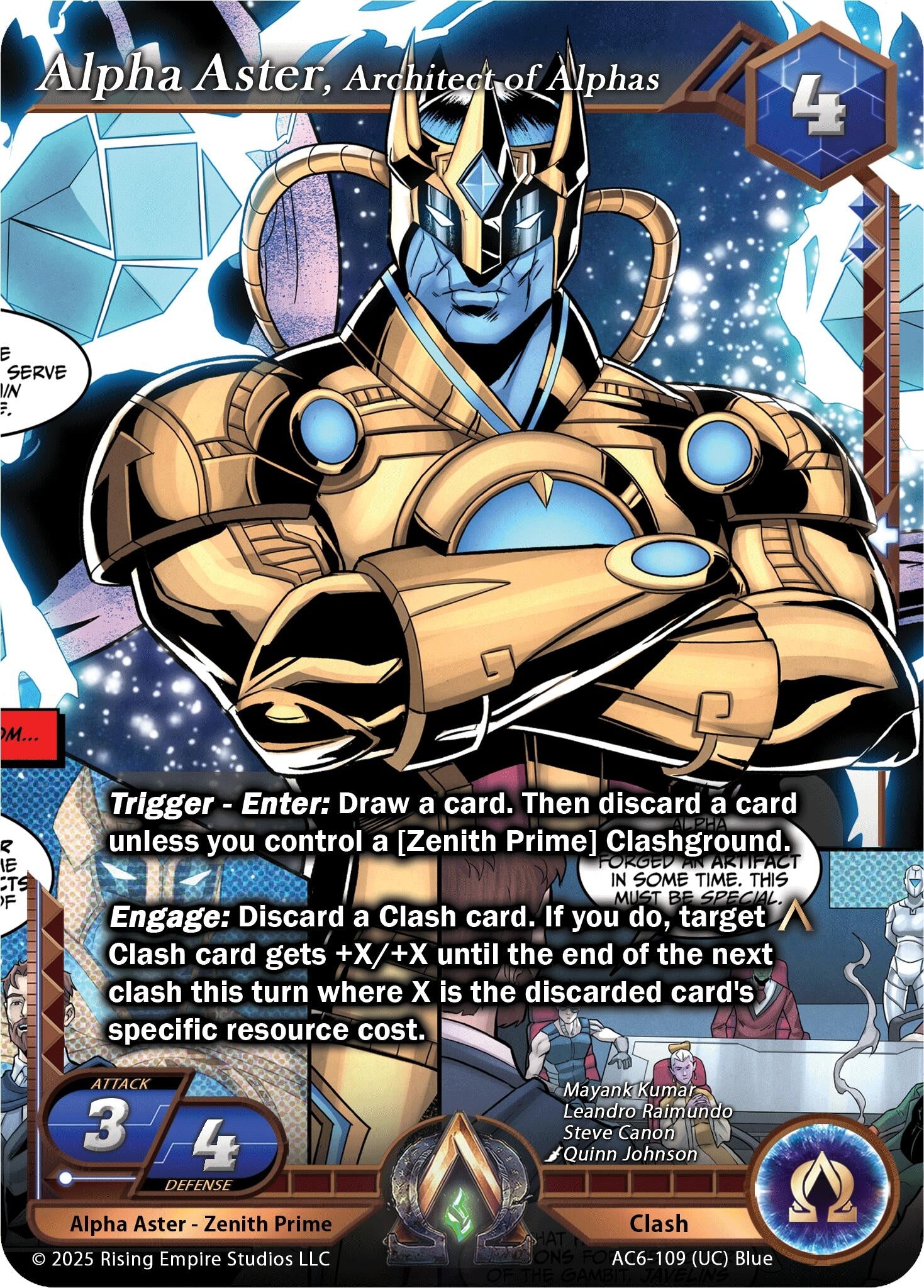 Image for Alpha Aster, Architect of Alphas (AC6-109) (Echoes of Eternity) - Alpha Clash