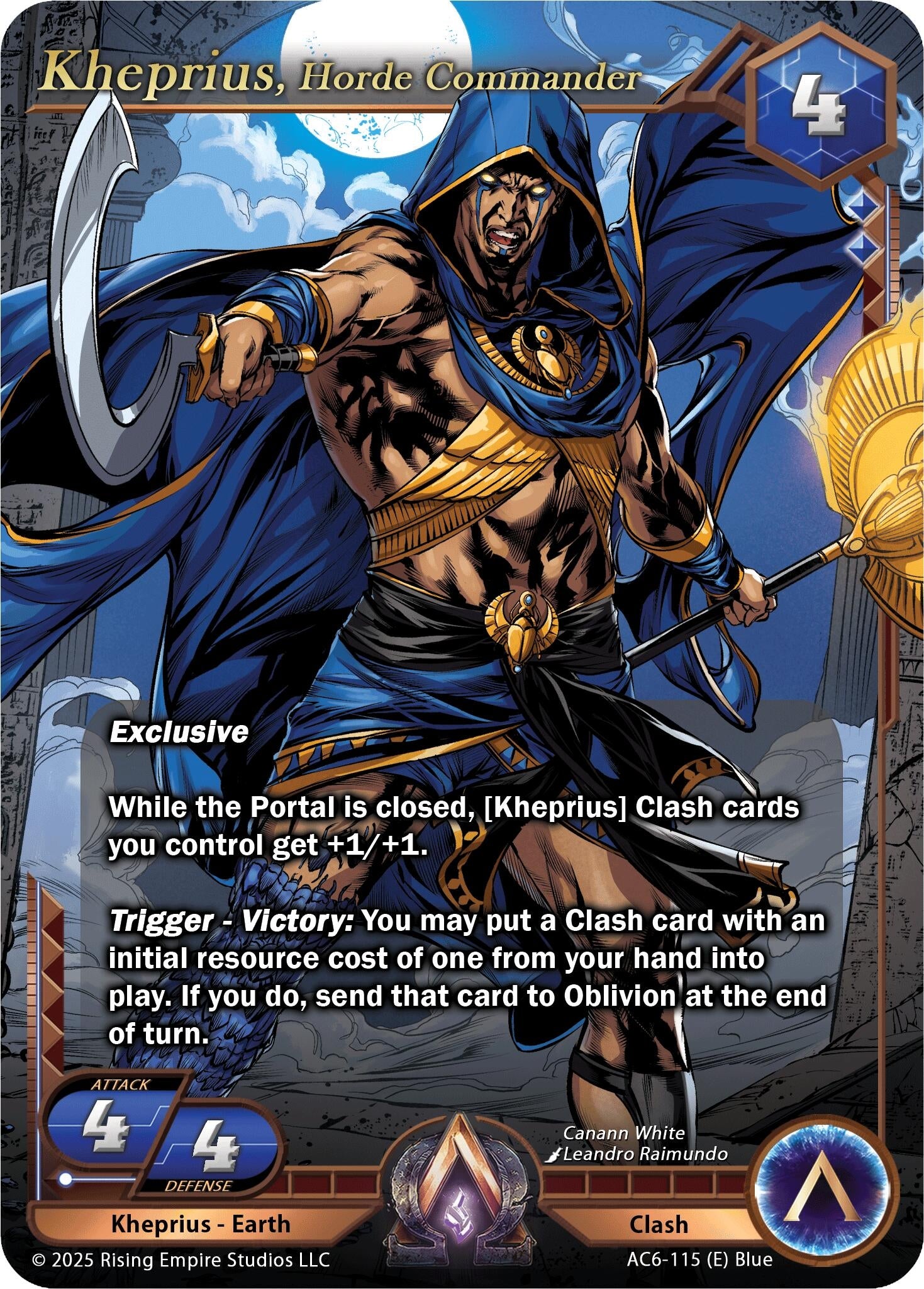 Image for Kheprius, Horde Commander (AC6-115) (Echoes of Eternity) - Alpha Clash