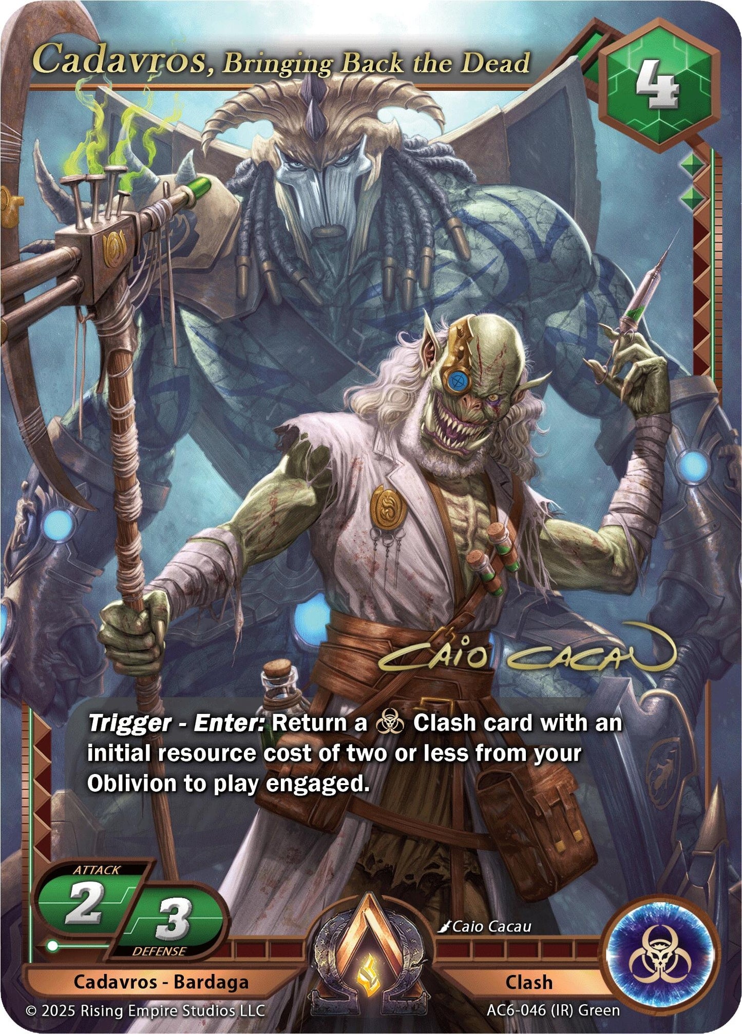 Cadavros, Bringing Back the Dead (Iconic Rare) (AC6-046) (Echoes of Eternity)