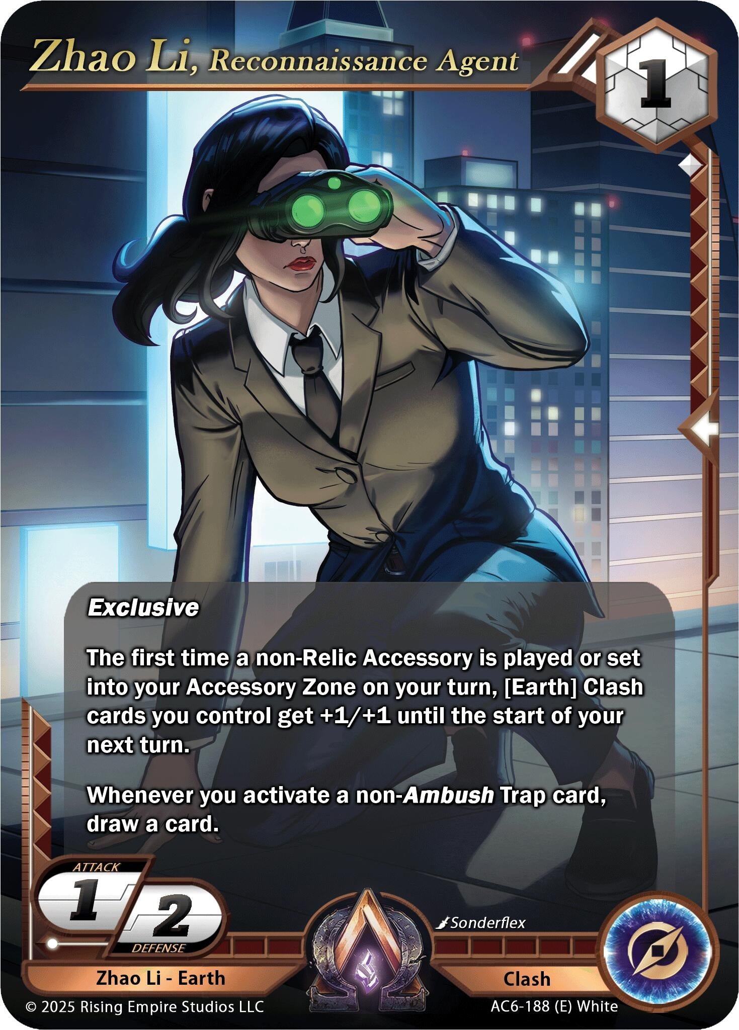 Image for Zhao Li, Reconaissance Agent (AC6-188) (Echoes of Eternity) - Alpha Clash