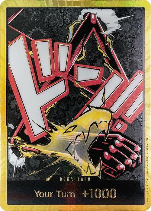 Image for DON!! Card (Gear 4 Luffy) (Gold) (Premium Booster -The Best- Vol. 2) - One Piece Card Game