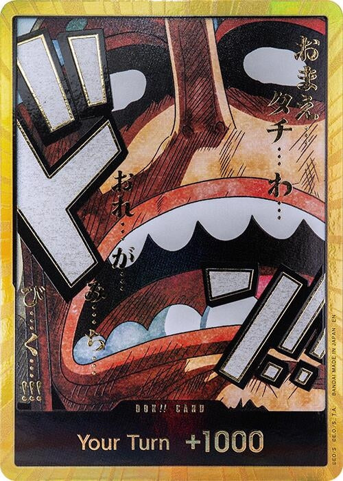 Image for DON!! Card (Usopp) (Gold) (Premium Booster -The Best- Vol. 2) - One Piece Card Game
