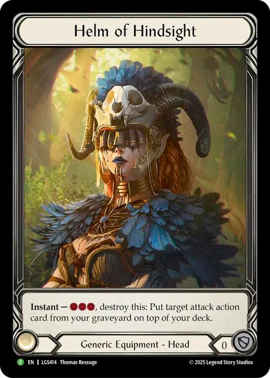 Image for Helm of Hindsight - LGS414 (LGS414) - Flesh and Blood TCG