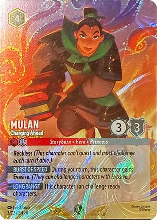 Image for Mulan - Charging Ahead (3) (Disney Lorcana Promo Cards) - Disney Lorcana