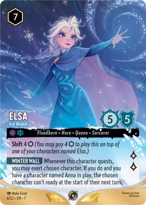 Image for Elsa - Ice Maker (6) (Disney Lorcana Promo Cards) - Disney Lorcana
