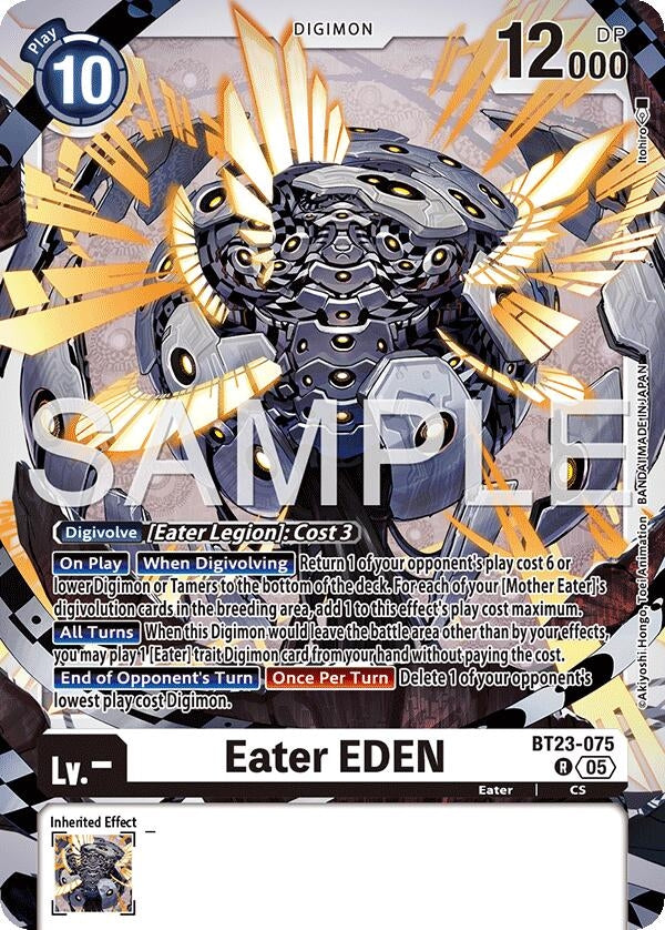 Image for Eater EDEN (BT23-075 R) (Hackers' Slumber) - Digimon Card Game