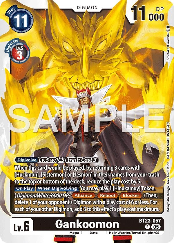 Image for Gankoomon (BT23-057 R) (Hackers' Slumber) - Digimon Card Game