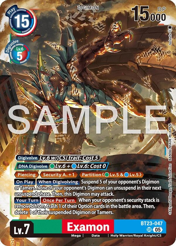 Image for Examon (BT23-047SR) (Hackers' Slumber) - Digimon Card Game