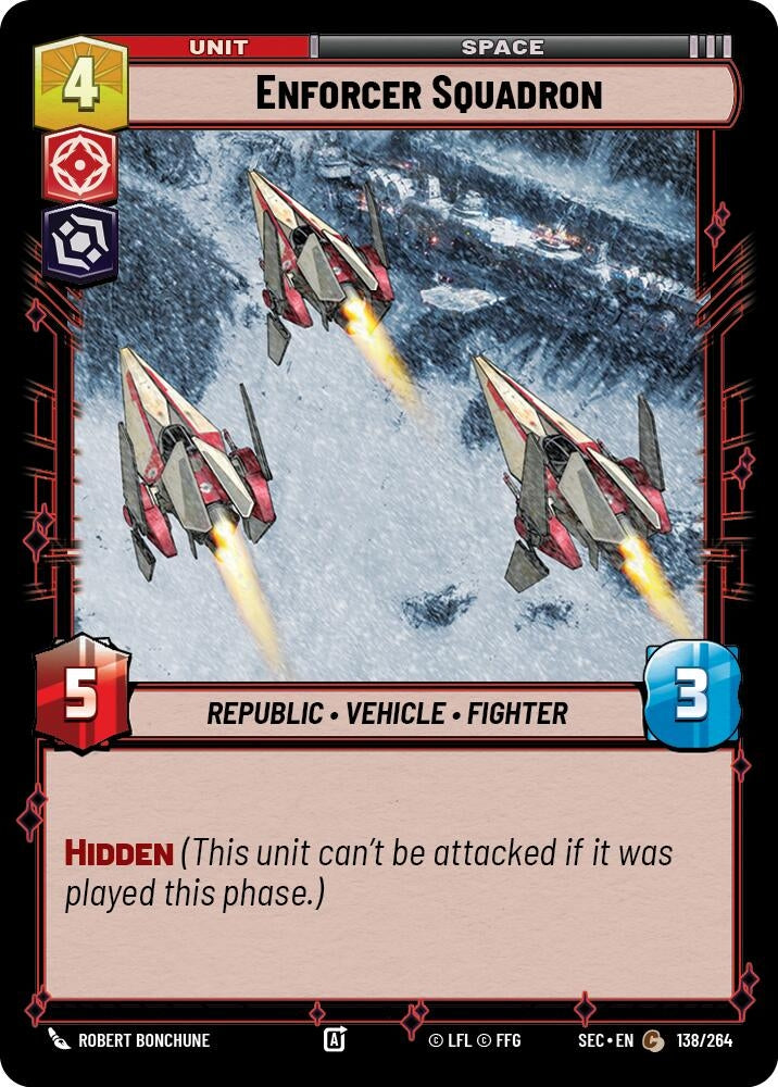 Image for Enforcer Squadron (138/264) (Secrets of Power) - Star Wars: Unlimited