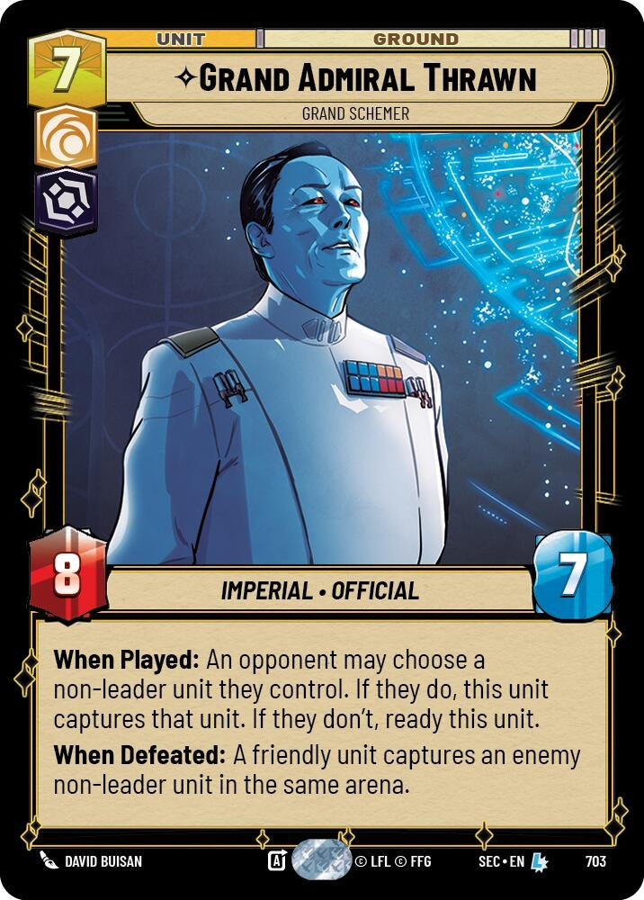 Image for Grand Admiral Thrawn - Grand Schemer (193/264) (Secrets of Power) - Star Wars: Unlimited