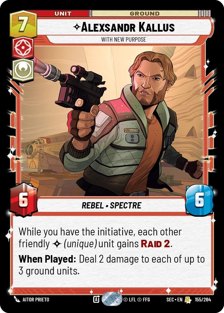 Image for Alexsandr Kallus - With New Purpose (155/264) (Secrets of Power) - Star Wars: Unlimited