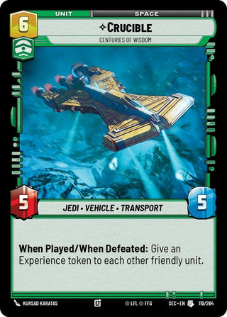 Image for Crucible - Centuries of Wisdom (119/264) (Secrets of Power) - Star Wars: Unlimited