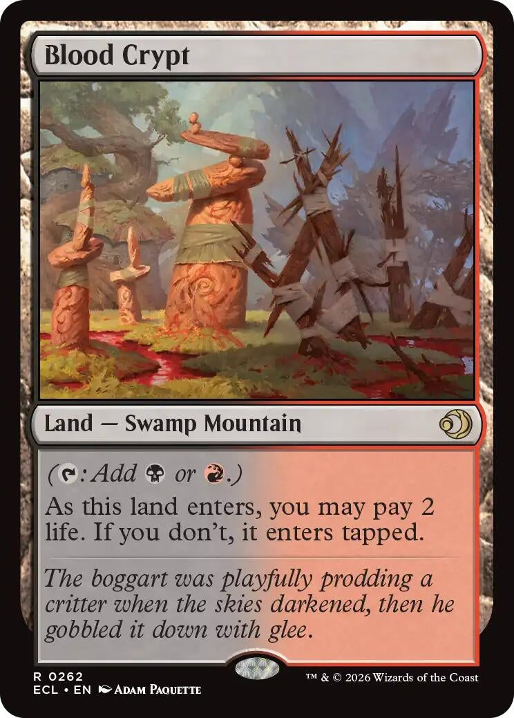 Image for Blood Crypt (262) (Lorwyn Eclipsed) - Magic: The Gathering