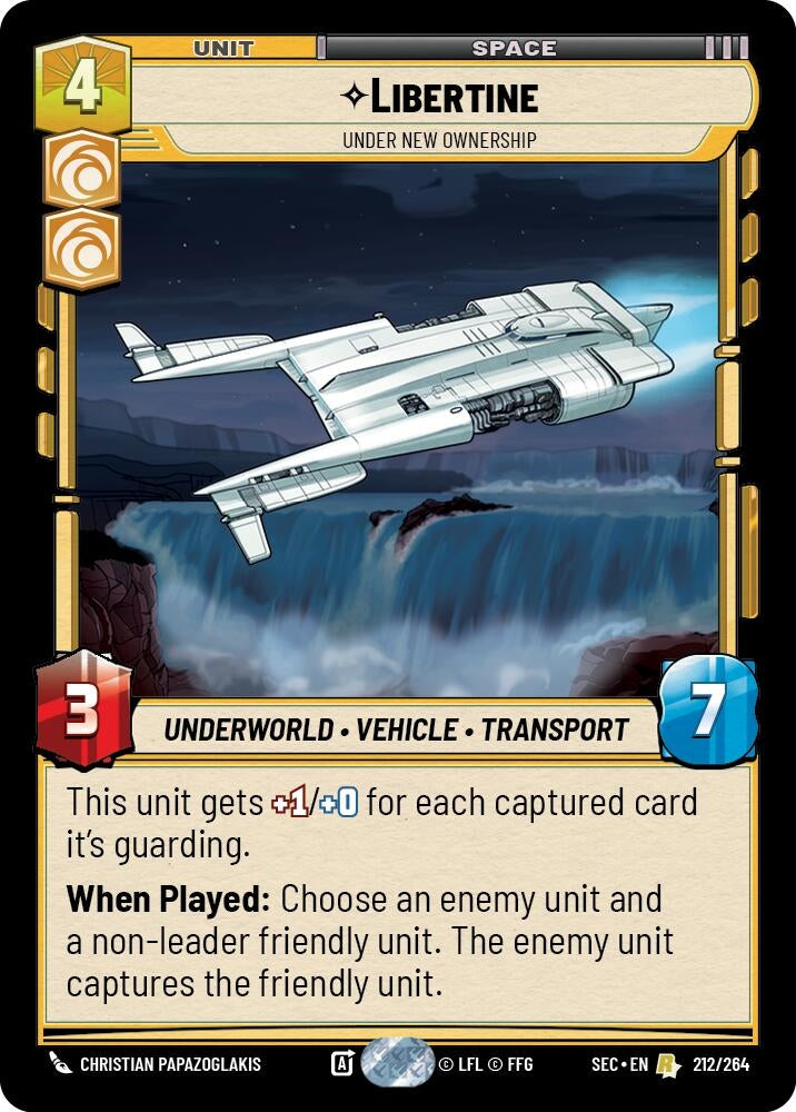Image for Libertine - Under New Ownership (212/264) (Secrets of Power) - Star Wars: Unlimited